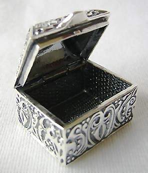 Ornate Miniature Jewelry Box