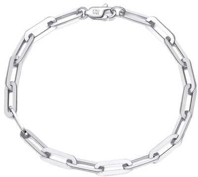 Paperclip Link Chain Bracelet 4.5 mm