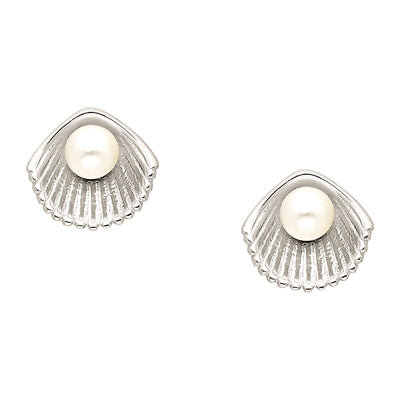 Pearl Shell Silver Earrings