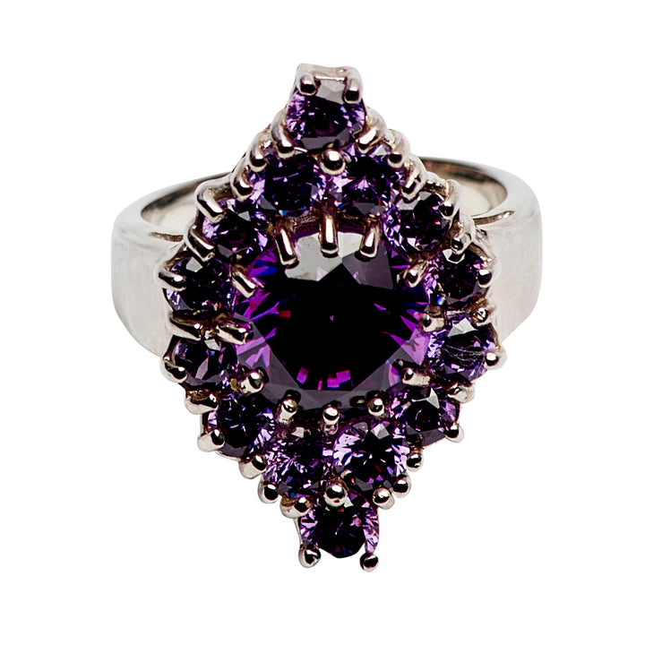 Silver Amethyst Ring