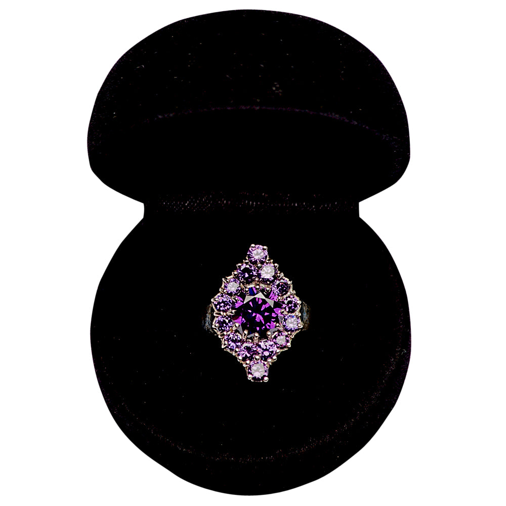 Silver Amethyst Ring