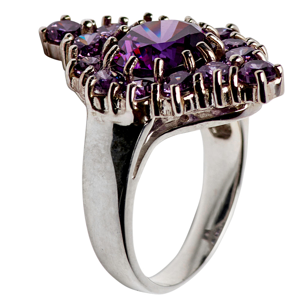 Silver Amethyst Ring