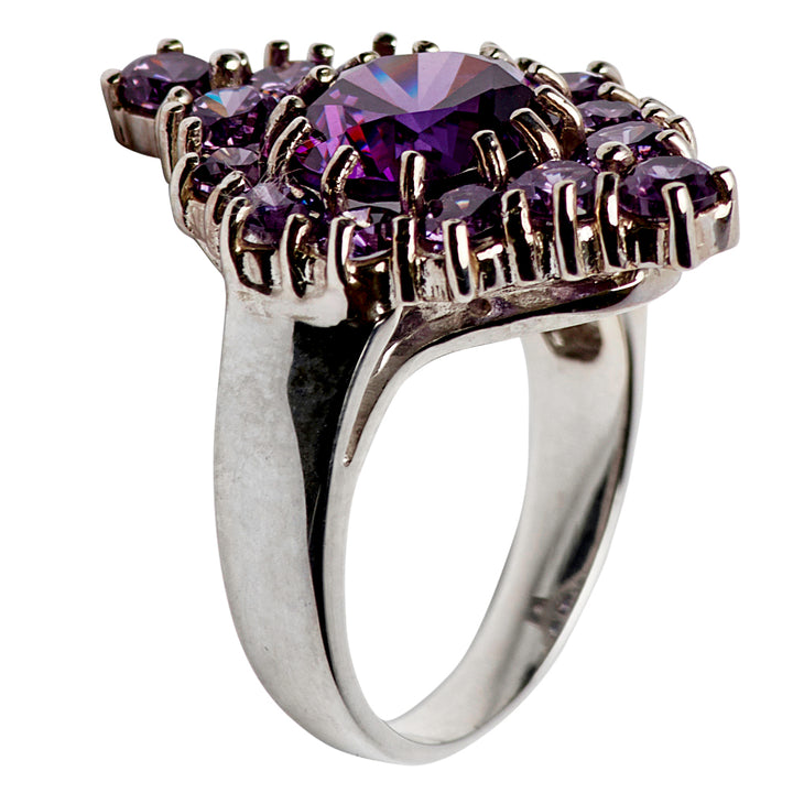 Silver Amethyst Ring