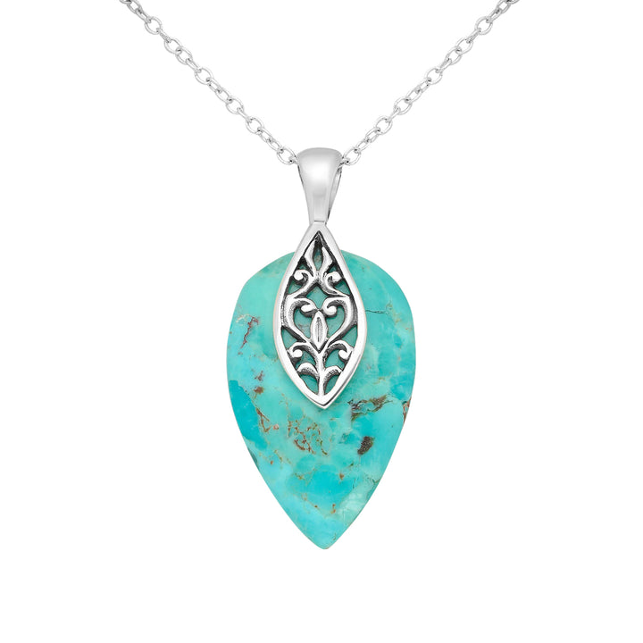 Turquoise Silver Pendant