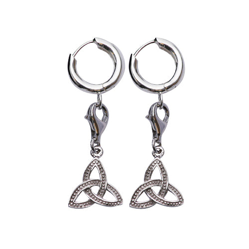 Sterling Silver Trinity Earrings | SilverAndGold