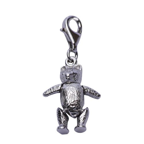 Sterling Silver & Enamel Necklace: Moveable Bear - SilverAndGold.com Silver And Gold