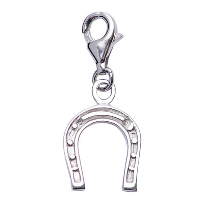Sterling Silver Horseshoe Charm - SilverAndGold.com Silver And Gold