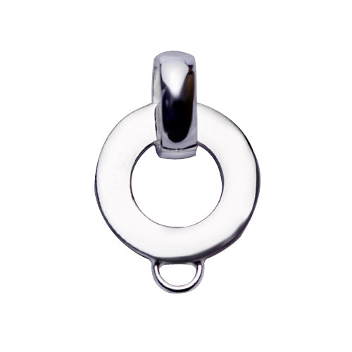 Sterling and Green Enamel Gift Box Pendant Necklace - SilverAndGold.com Silver And Gold