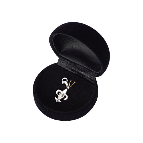 Sterling Silver Fleur-de-lis Charm - SilverAndGold.com Silver And Gold