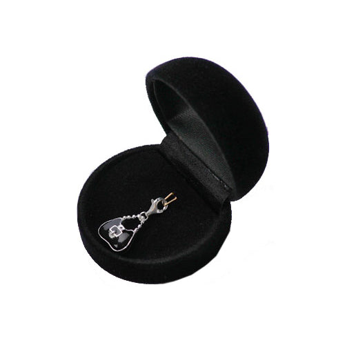 Chic Satchel Handbag Purse Charm in Sterling and Black Enamel - SilverAndGold.com Silver And Gold
