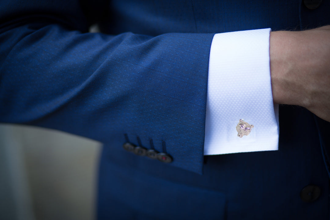 Bear and Bull Sterling Silver Cufflinks | SilverAndGold