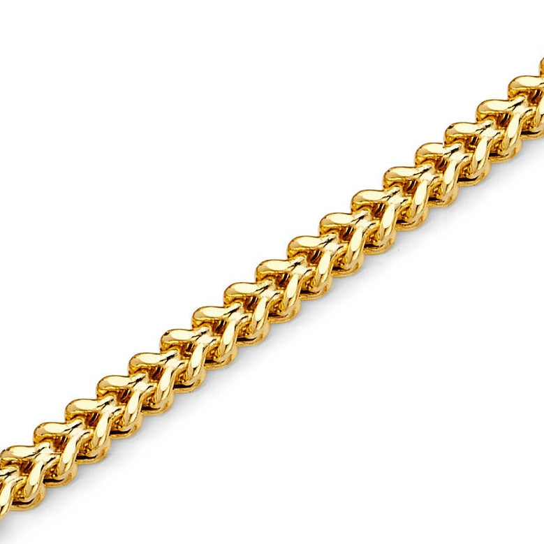 14K Gold Franco Chain 3.4 mm