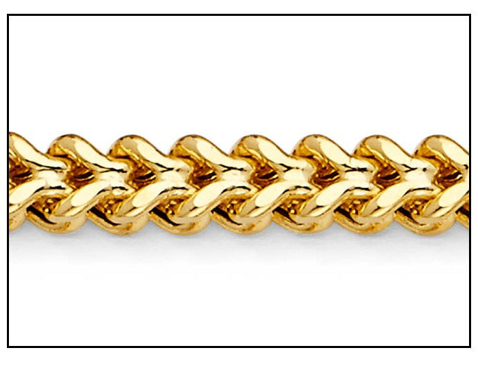 14K Gold Franco Chain 3.3 mm