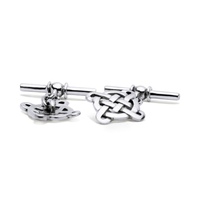 Celtic Friendship Knot Cufflinks in Sterling Silver | SilverAndGold