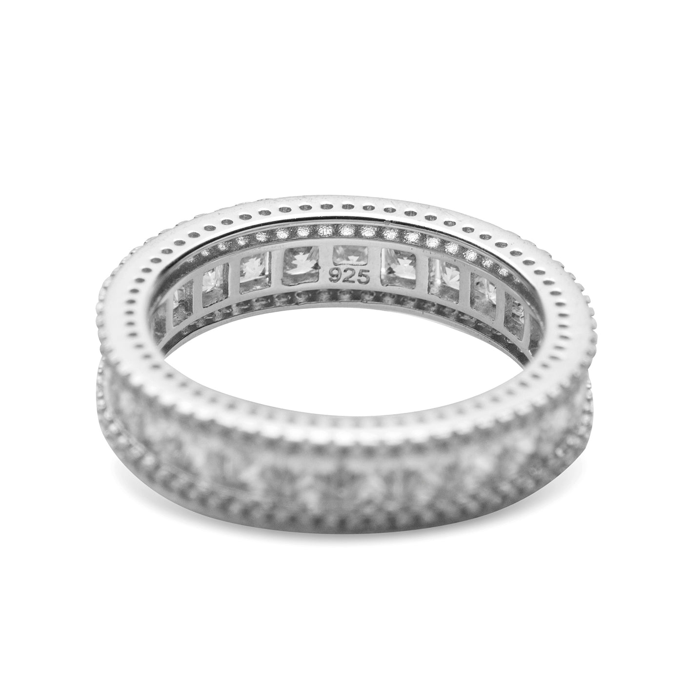 Diamond Simulant Eternity Ring