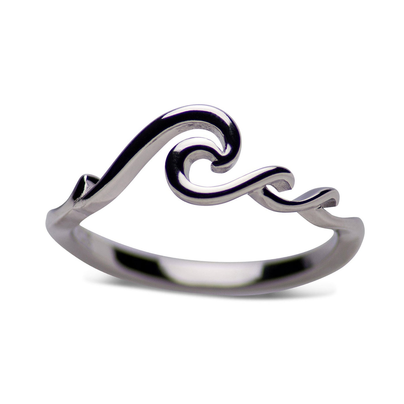 Sterling Silver Rolling Waves Ring