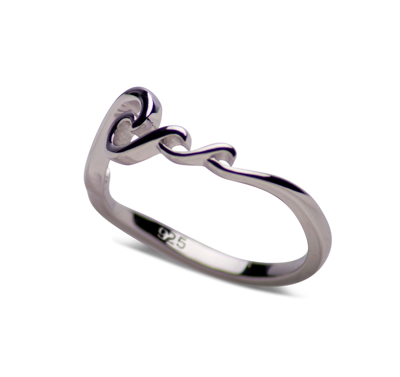 Sterling Silver Rolling Waves Ring