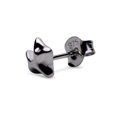 Sterling Silver Fox Stud Earrings | SilverAndGold