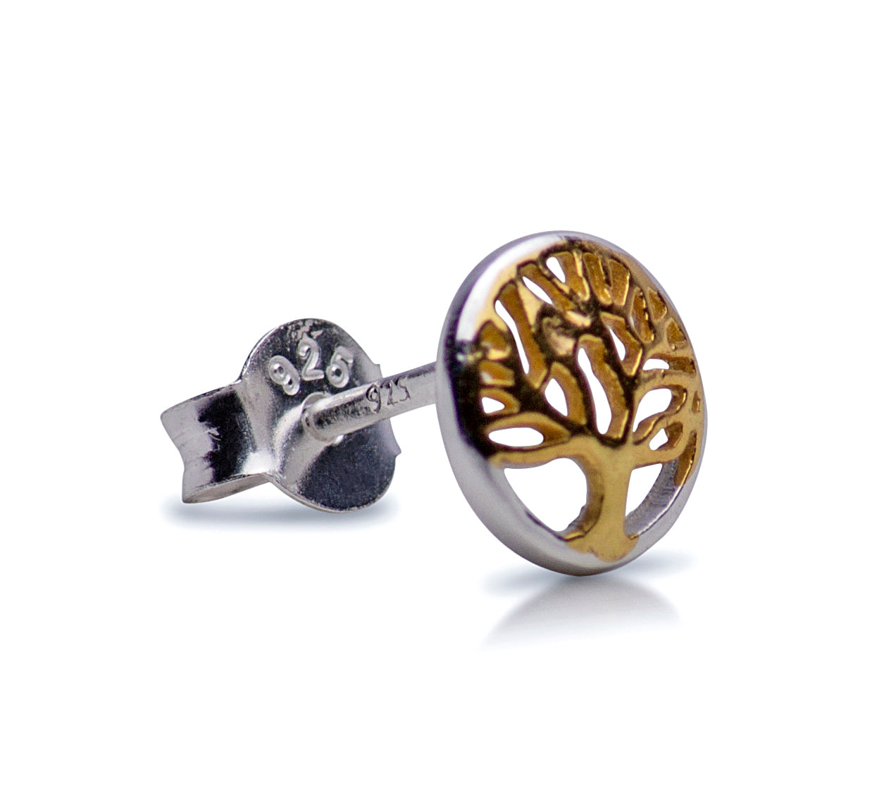 14K Gold Plated Tree of Life Earrings | SilverAndGold