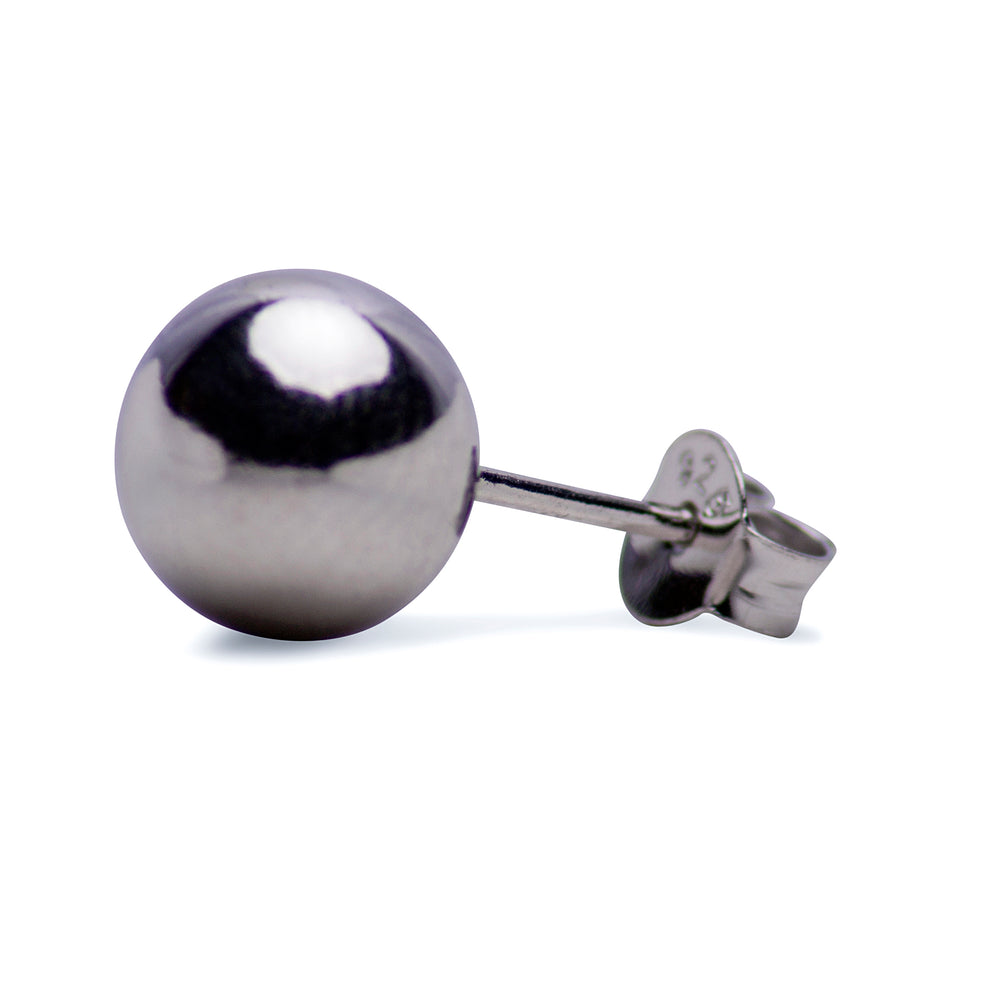 Sterling Silver Classic Ball Stud Earrings | SilverAndGold