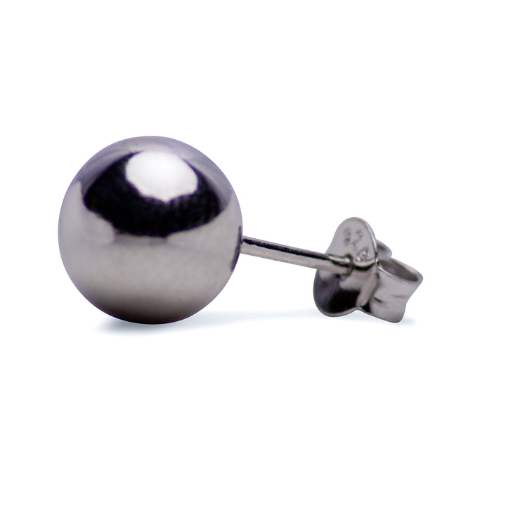 Sterling Silver Classic Ball Stud Earrings | SilverAndGold
