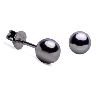 Sterling Silver Classic Ball Stud Earrings | SilverAndGold