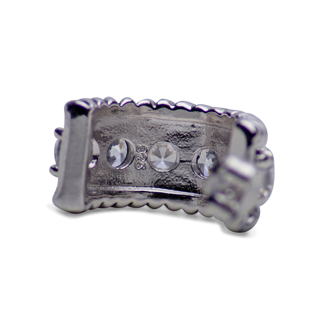 Cubic Zirconia & Twist Sterling Silver Earrings | SilverAndGold