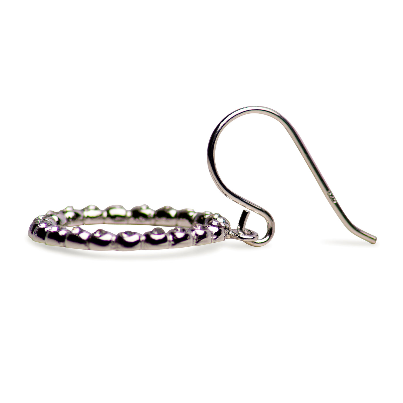 Sterling Silver Circle Ball Dangle Earrings | SilverAndGold