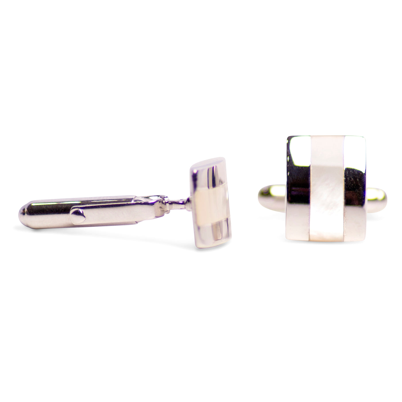 Mother of Pearl & Sterling Silver Cufflinks | SilverAndGold