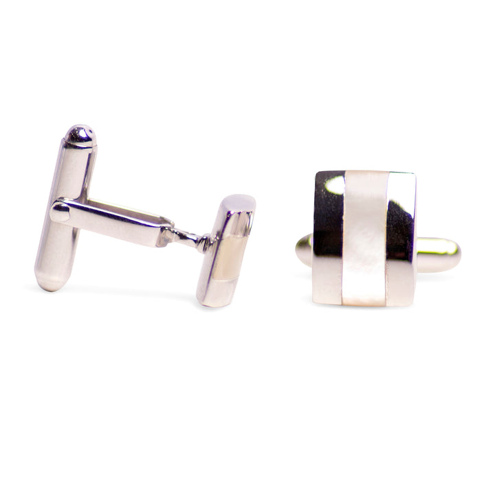 Mother of Pearl & Sterling Silver Cufflinks | SilverAndGold