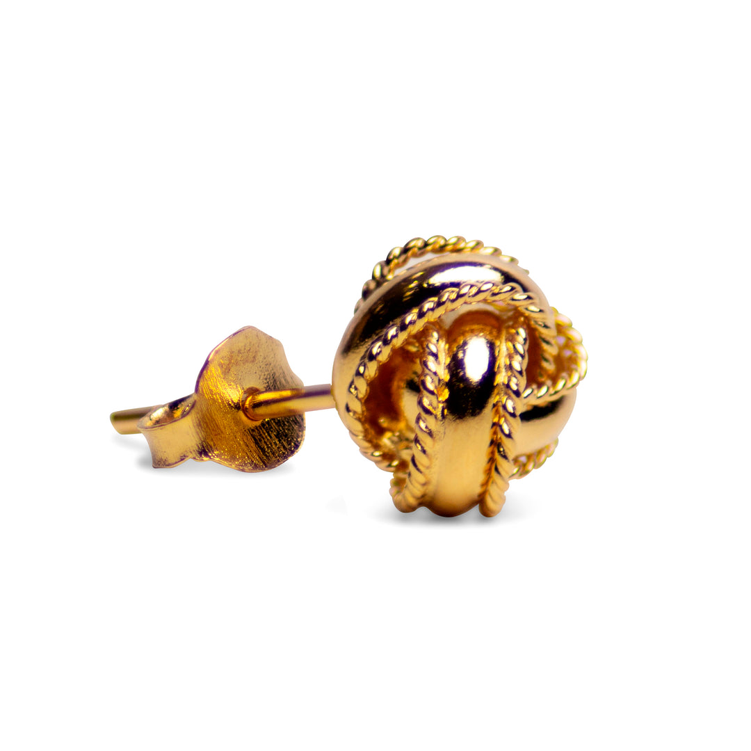 Gold Love Knot Earrings