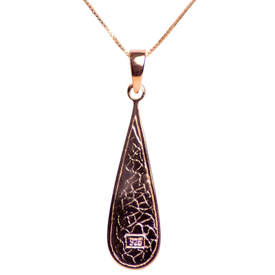 Pink Mother of Pearl Rose Gold Pendant