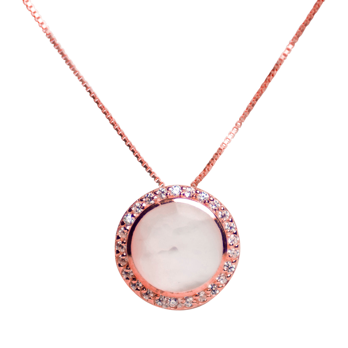 Mother of Pearl Rose Gold Pendant