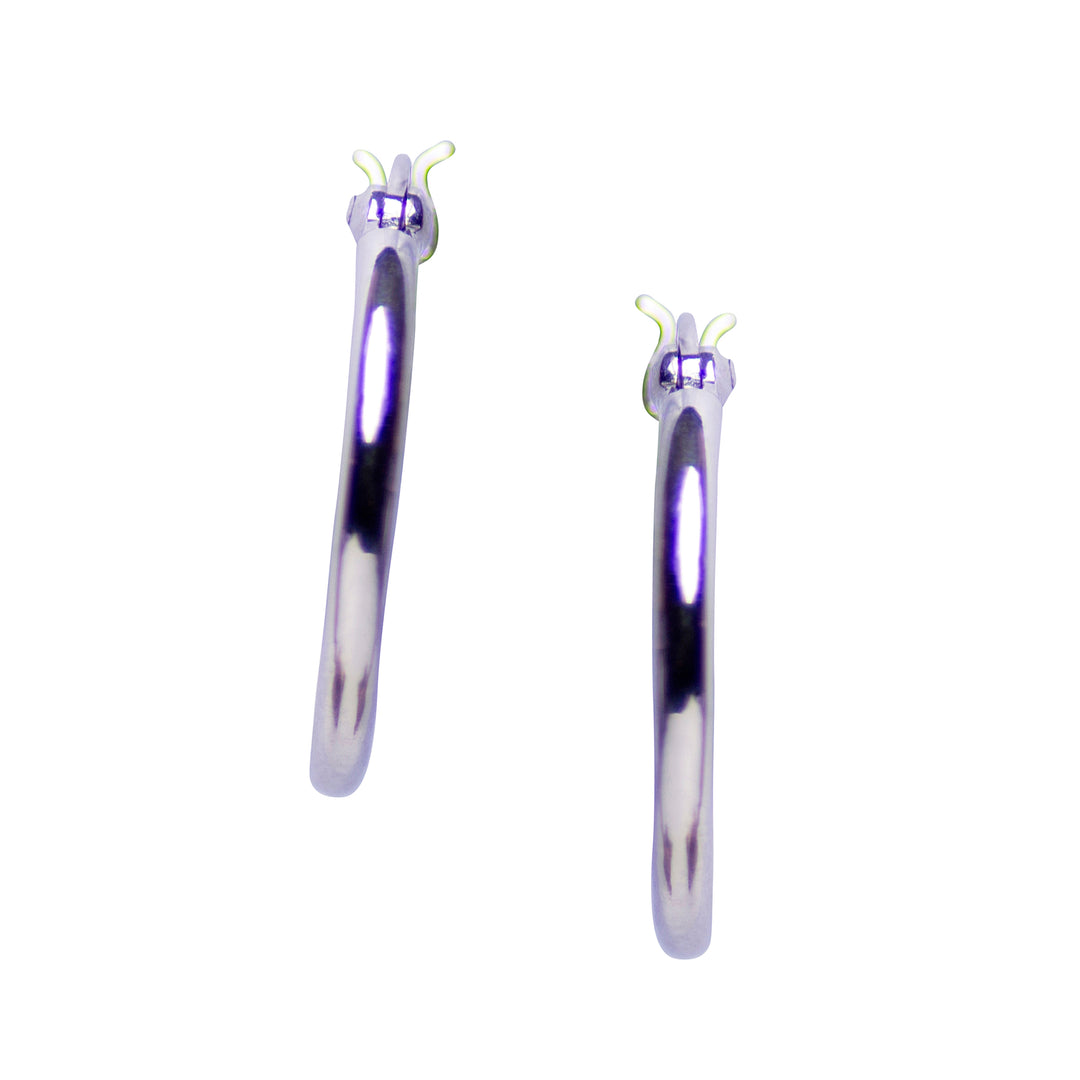 Silver Hoop Earrings