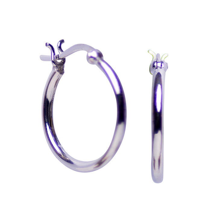 Silver Hoop Earrings