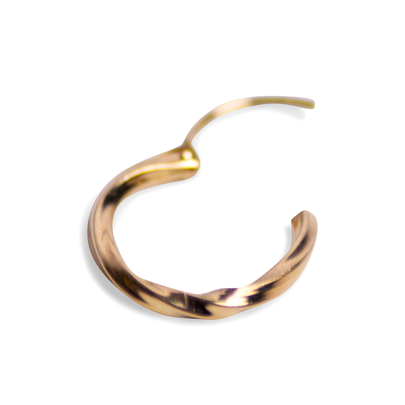Gold Slow Twist Small Hoop Earrings