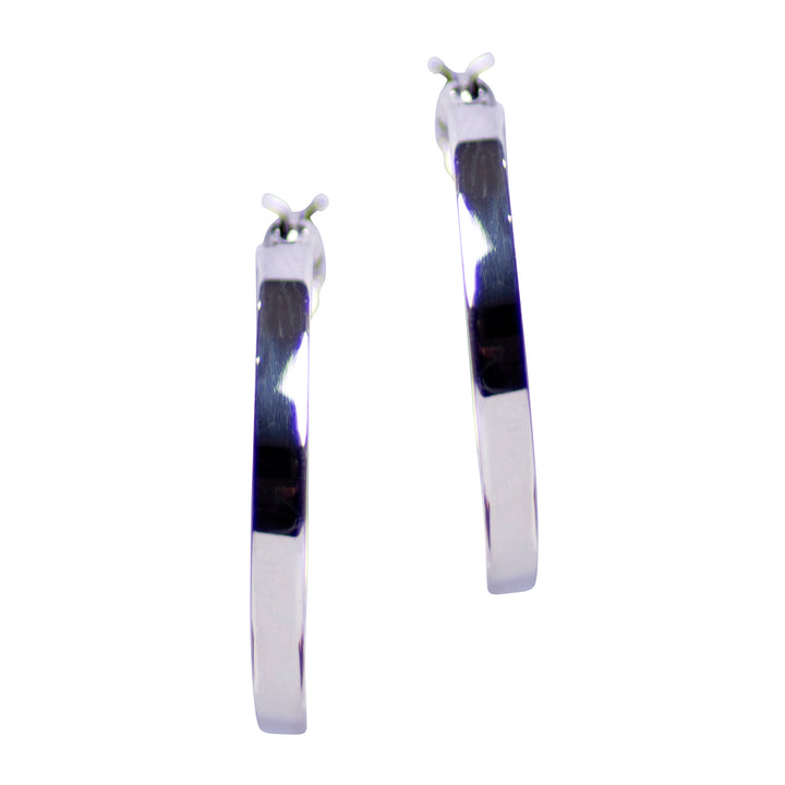 Silver Hoop Earrings
