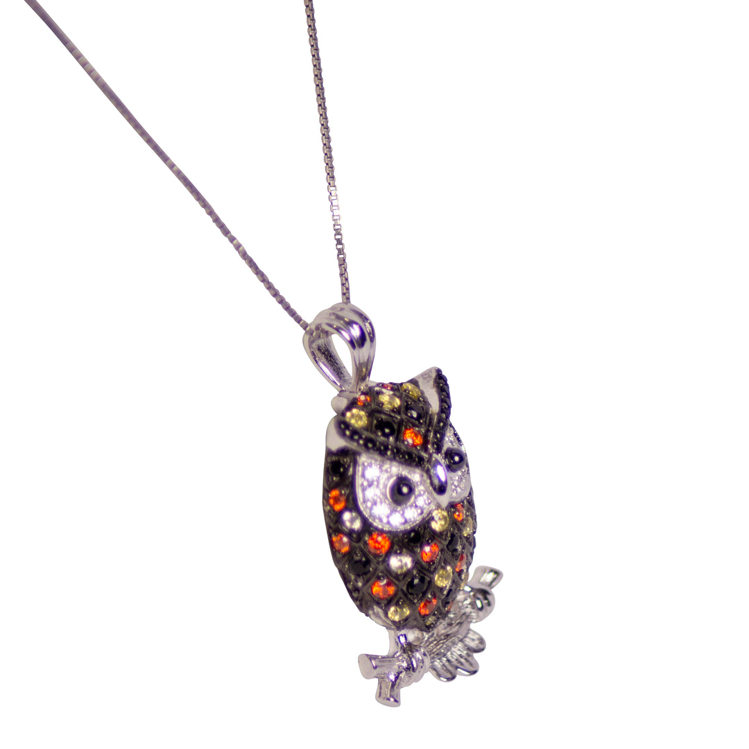 Perched Owl Pendant