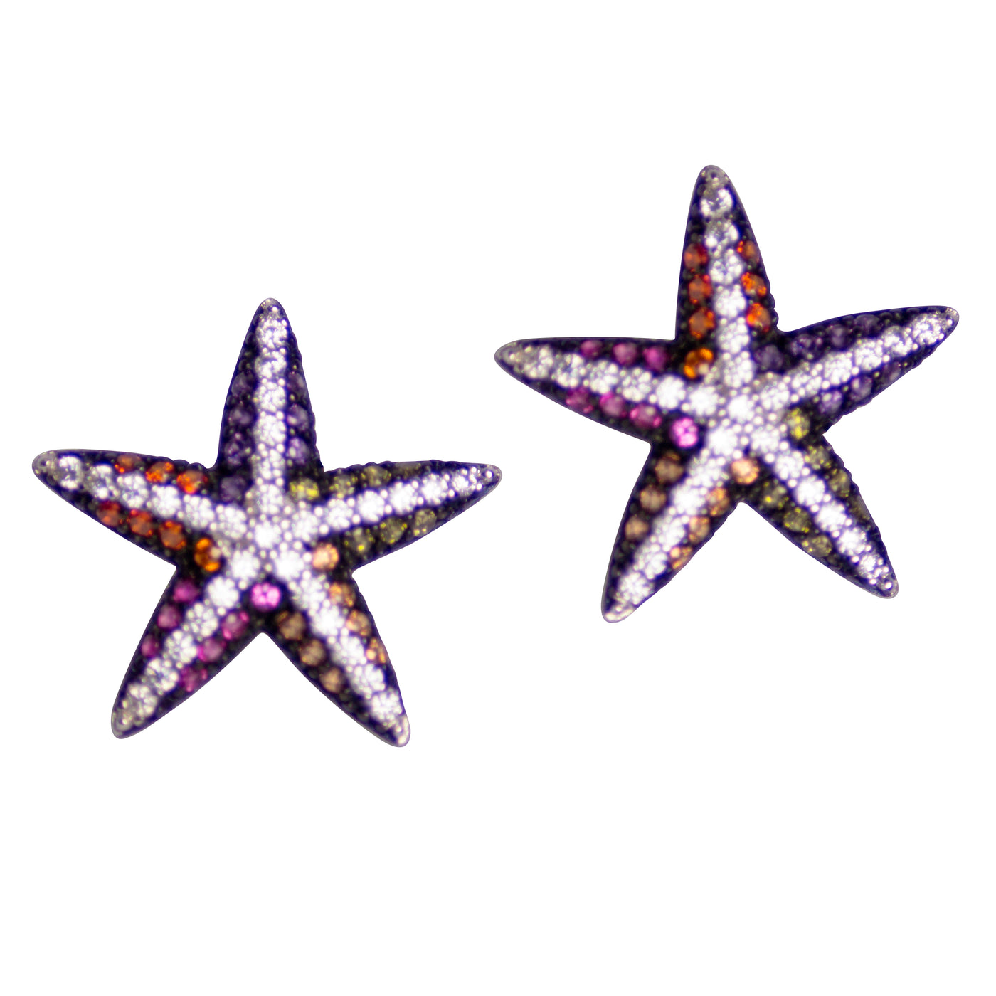 Starfish Crystal Earrings