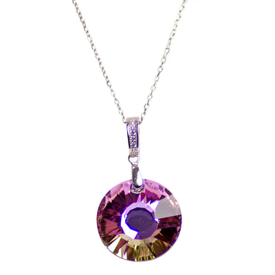 Vitrail Light Crystal Necklace