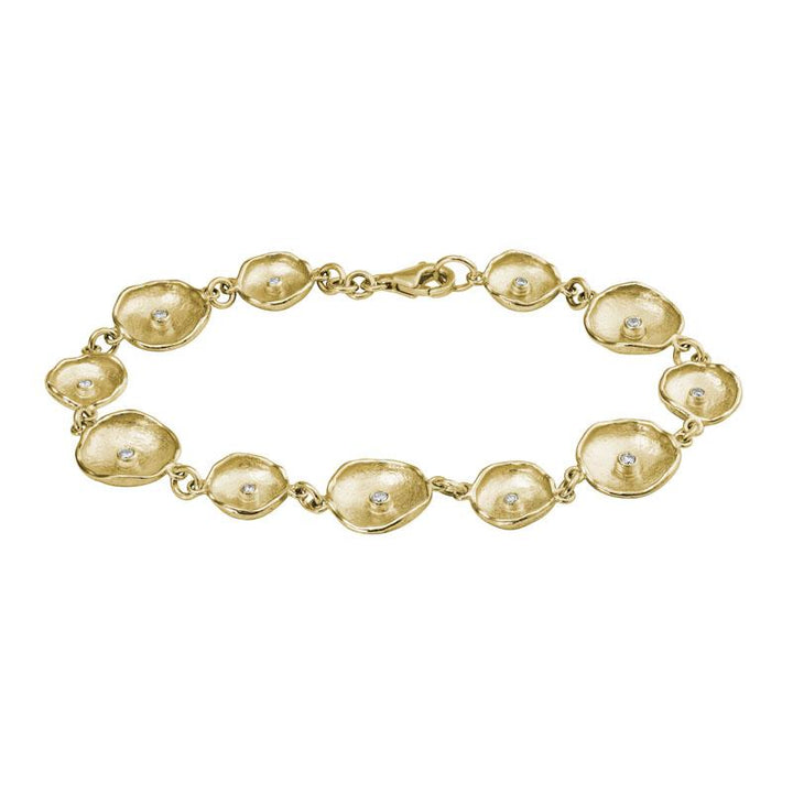 14K Gold Diamond Bracelet