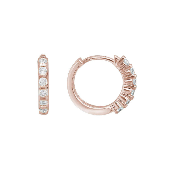 14K Gold Diamond Earrings