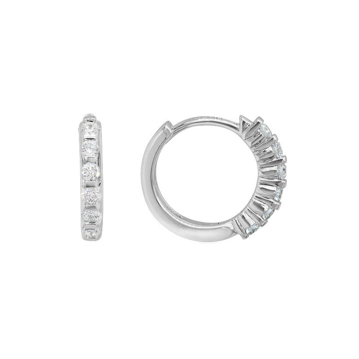 14K Gold Diamond Earrings