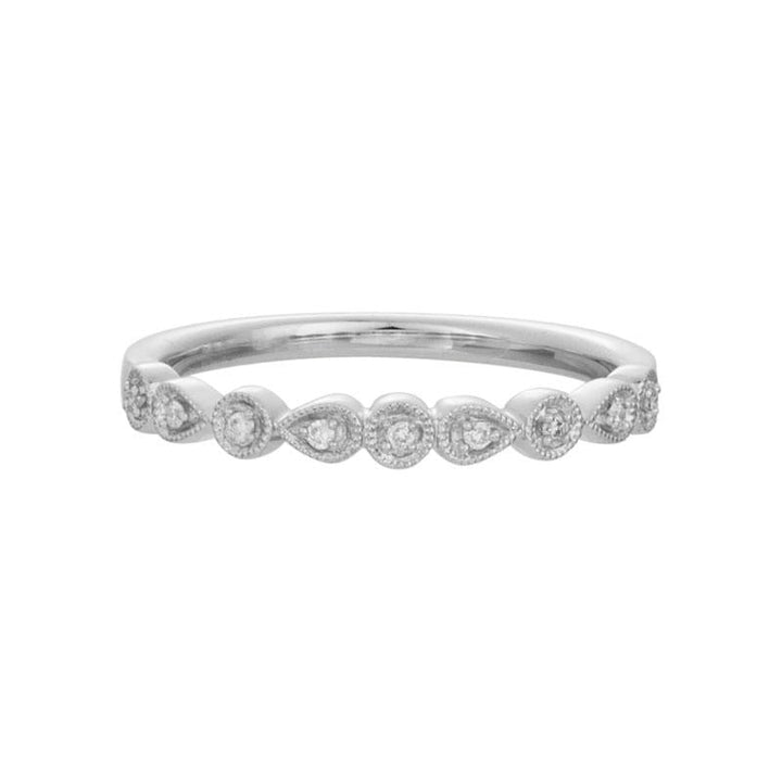 14K Gold Diamond Band Ring