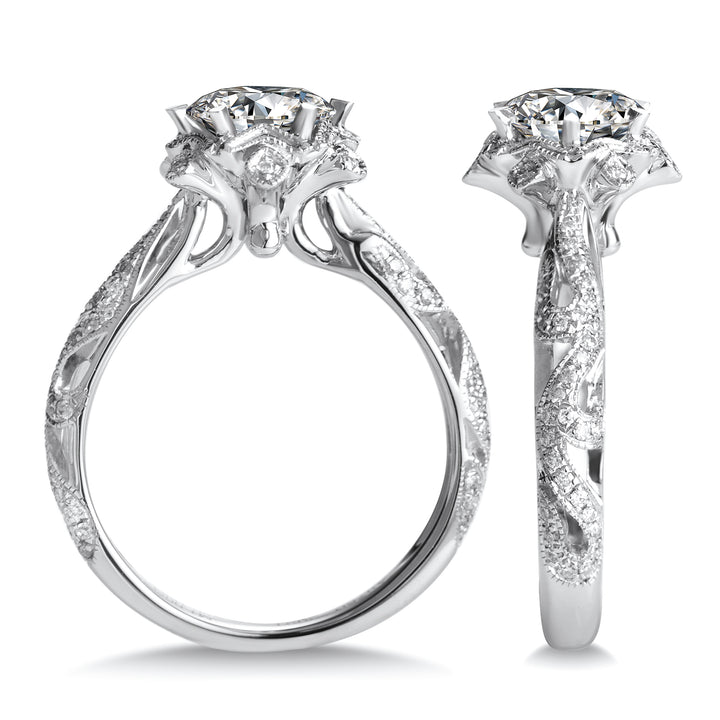 18K Gold 1 CT Moissanite ring
