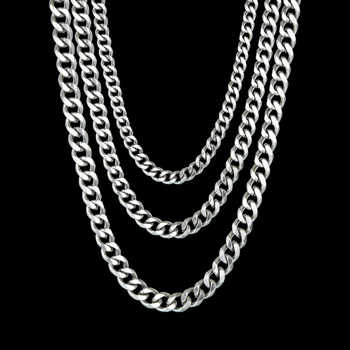 Diamond Cut Cuban Linked Curb Chain 3.6 mm
