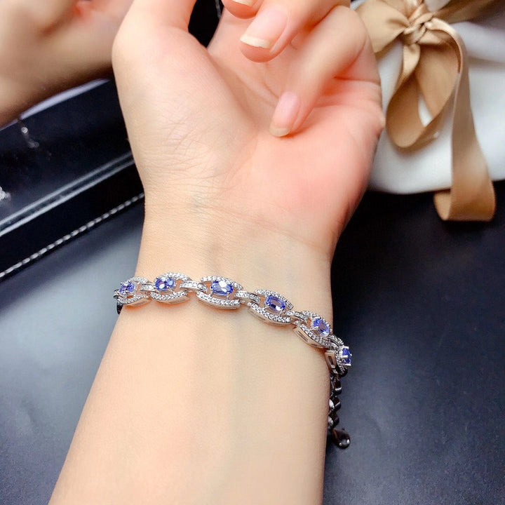 【yumitan】LiniE Ground Bracelet K10PG Diamond Shapes Bracelet 1/4 ct tw Round-cut 10K White Gold