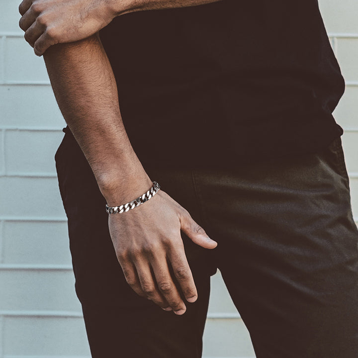 Diamond Cut Cuban Link Bracelet 5 mm