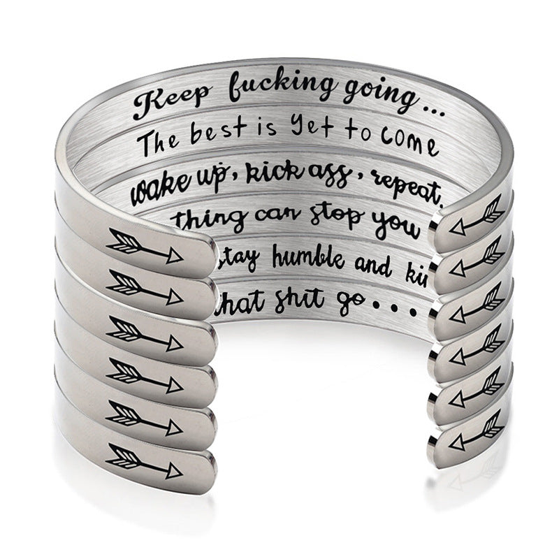 Inspirational Bangle "The Best Is Yet To Come"