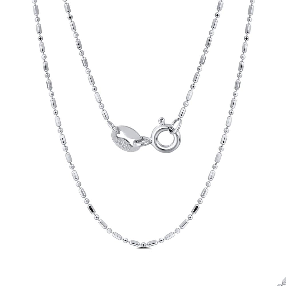Ball Bead and Bar Chain 1.0 mm